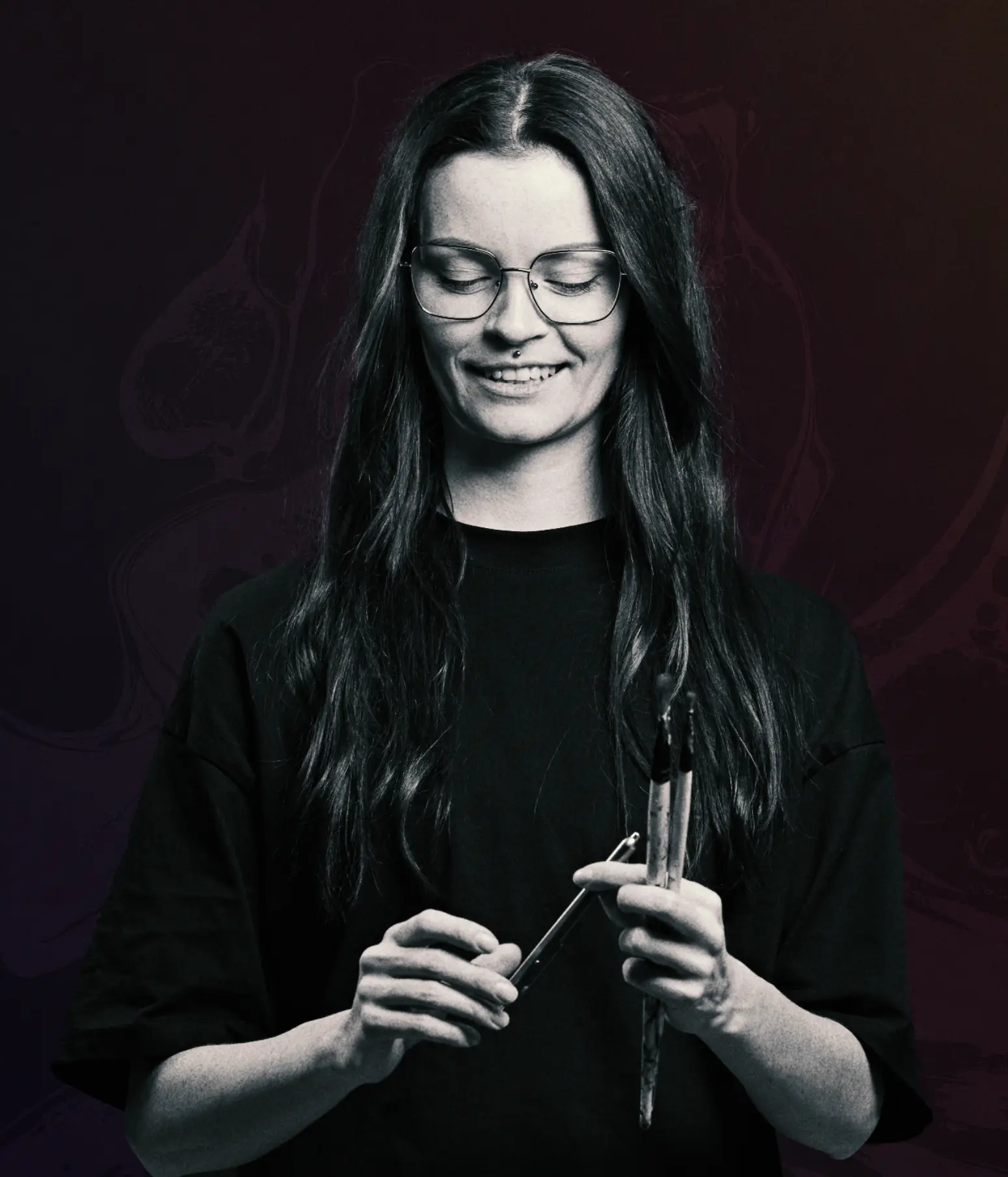 Grafikdesignerin Luise Keller aus Chemnitz